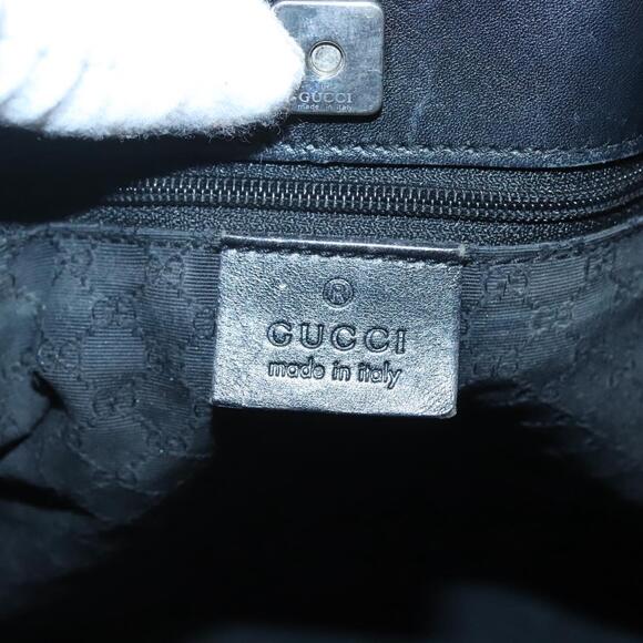 GUCCI Web Sherry Line Tote Bag Canvas Red Gray Green - Picture 14 of 16